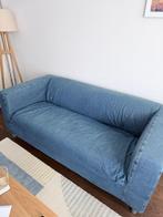 Bank jeans stof 2 persoons., Huis en Inrichting, Ophalen, Gebruikt, Jeans / relax, Minder dan 75 cm