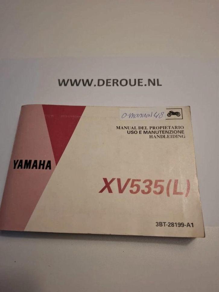 48 0WNERS MANUAL YAMAHA XV535 1992 USED, Motoren, Handleidingen en Instructieboekjes, Yamaha, Ophalen of Verzenden