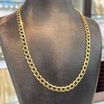 14 karaat gouden ketting cuban schakel, Ophalen of Verzenden, Zo goed als nieuw, Goud