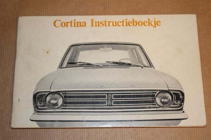 Ford Cortina Instructieboekje - 1968, Auto diversen, Handleidingen en Instructieboekjes, Ophalen of Verzenden