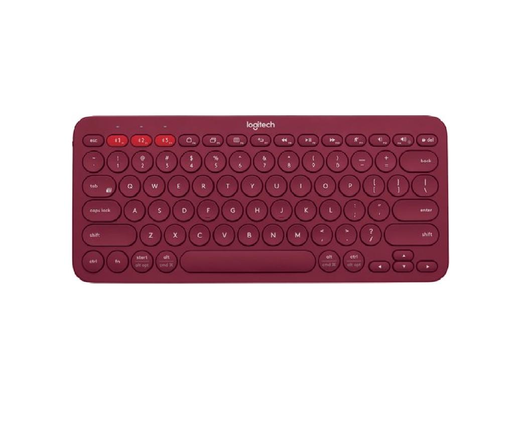 Logitech K380 - Draadloos Toetsenbord - red