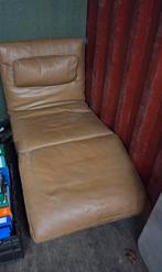 Relax ligstoel van Natuzzi  lichtbruin leer, Ophalen