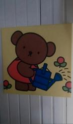 Canvas Boris Beer Dick Bruna nijntje 50x50, Ophalen of Verzenden, Wanddecoratie