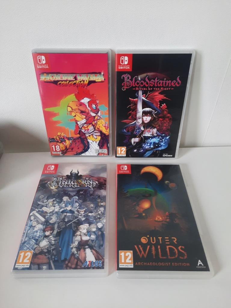 Hotline Miami, Bloodstained, Unicorn Overlord, Shovel knight, 1 speler, Ophalen of Verzenden, Zo goed als nieuw, Vanaf 3 jaar