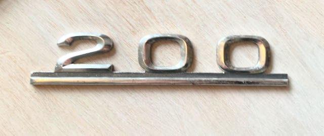 mercedes 200 logo merk embleem oldtimer, Ophalen of Verzenden, Gebruikt, Auto's