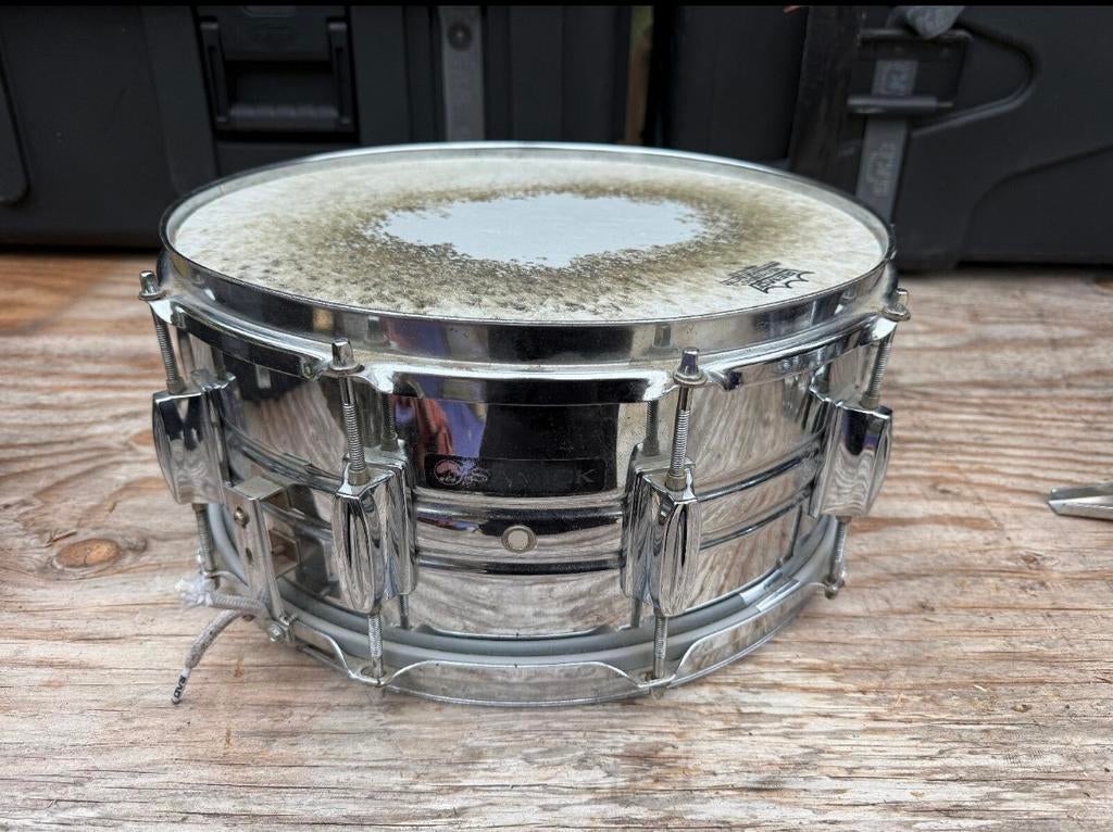 Gezocht gezocht gezocht gezocht Samick Snare 14x6,5 inch, Ophalen, Gebruikt, Drums of Percussie