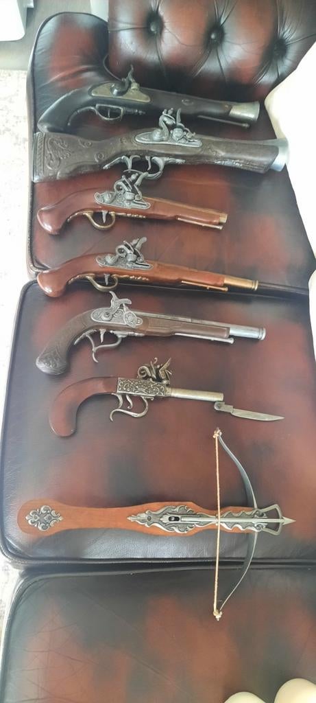 Decoratieve imitatie Replica wapens, Antiek en Kunst, Ophalen of Verzenden