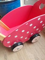 Poppenwagen janod hout, Ophalen, Gebruikt