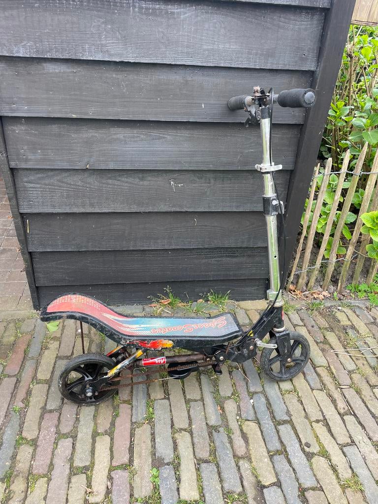 Gebruikte spacescooter-geweldig voor veel plezier, Fietsen en Brommers, Ophalen, Gebruikt, Gewone step