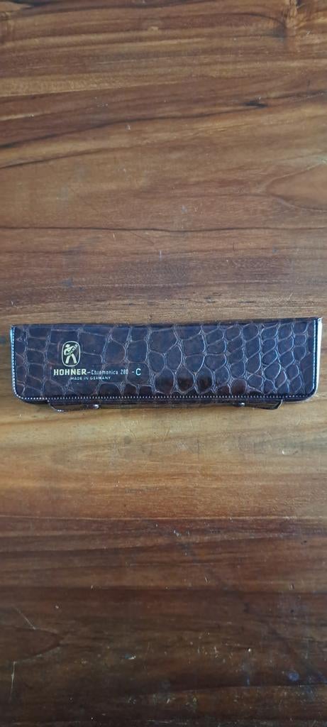 M.Hohner . Mondharmonica Chromonika ||| - 280 - C .in Etui., Ophalen of Verzenden, Zo goed als nieuw, C-mondharmonica