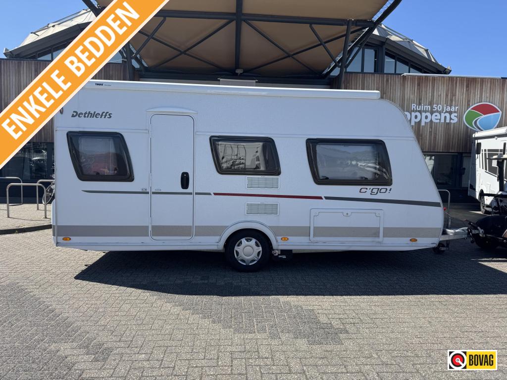 Dethleffs C'Go 475 EL 2016 MOVER + LUIFEL!!!, Caravans en Kamperen, Caravans, Overige typen, Bedrijf, Treinzit, Dethleffs