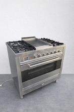 BORETTI GASFORNUIS RVS/ DIEP GEREINIGD /BEZORGING IN OVERLEG, 60 cm of meer, Ophalen of Verzenden, Zo goed als nieuw, Gas