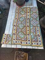 16 gebruikte tegels met patroon, Ophalen, Gebruikt, Keramiek, Minder dan 20 cm