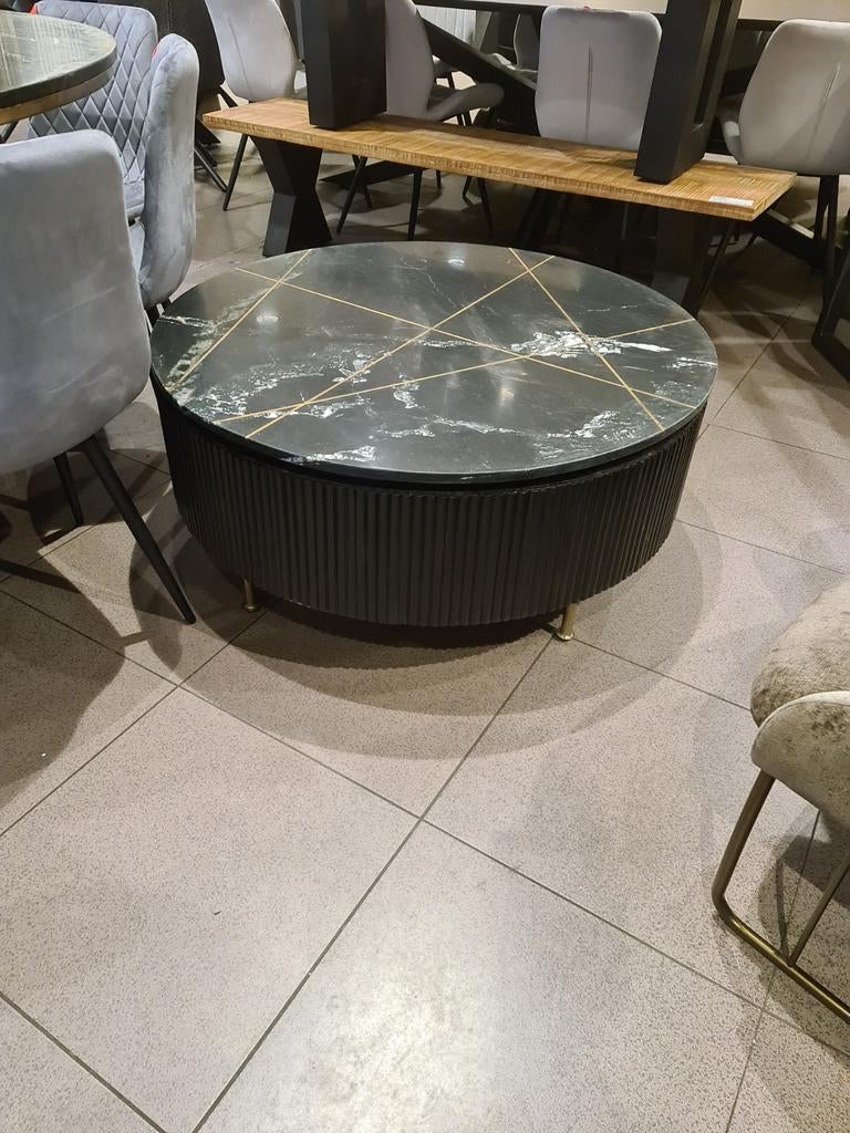 Nieuwe icathcers elite salontafel marmer messing 95cm €150, Ophalen, ., Nieuw, .