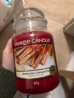 Yankee candle sprakling cinnamon, Huis en Inrichting, Ophalen of Verzenden, Nieuw, Overige materialen, Minder dan 25 cm