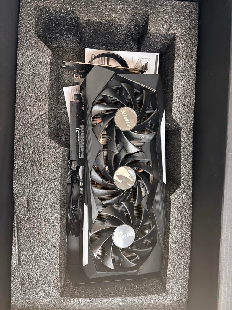 AORUS GeForce RTX 3070 videokaart, Computers en Software, Videokaarten, Gebruikt, GDDR6, PCI-Express 4, Ophalen of Verzenden