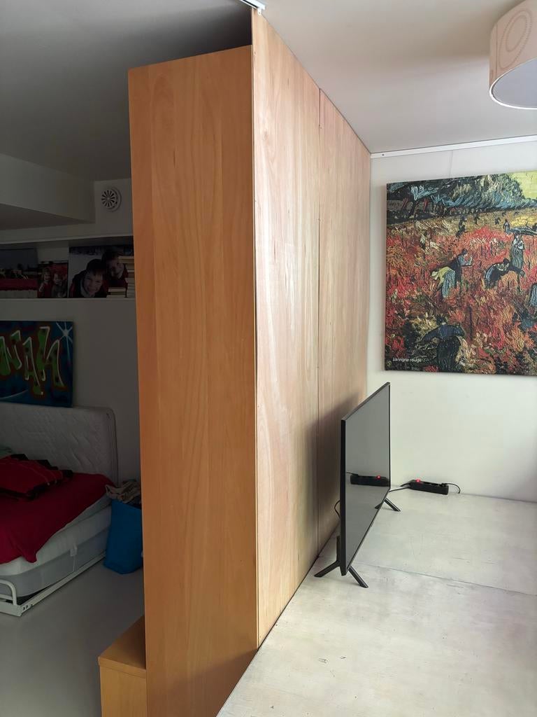 Hoge kast met veel opbergruimte - Ideaal als roomdivider, Ophalen, Gebruikt, 200 cm of meer, 150 tot 200 cm