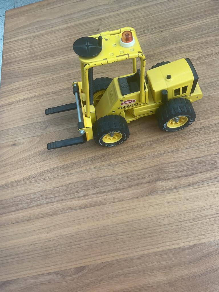 Mooie Tonka heftruck, Verzamelen, Speelgoed, Ophalen, Gebruikt