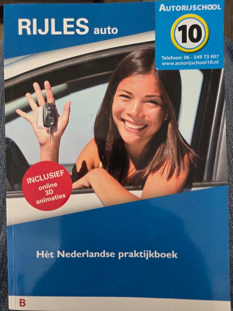 Rijles voor auto boek - 3e druk, Overige vakken, Juul Klarenbeek, Ophalen of Verzenden, Zo goed als nieuw