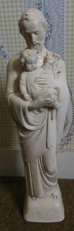 Religieus beeld Jozef met kind / baby Jezus, Ophalen, Gebruikt, Beeld(je), Christendom | Katholiek