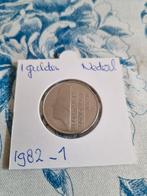 Nederland: een zeer mooie nikkelen 1 gulden munt uit 1982-1., Postzegels en Munten, Munten | Nederland, Verzenden, Koningin Beatrix