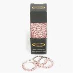 Vlechtelastiekjes met diamantjes Roze - Paardenelastiekjes, Ophalen of Verzenden, Nieuw, Dressuur