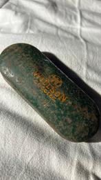 Antieke groene brillenkoker, USA, Willson Goggles, Overige merken, Gebruikt, C, Ophalen of Verzenden