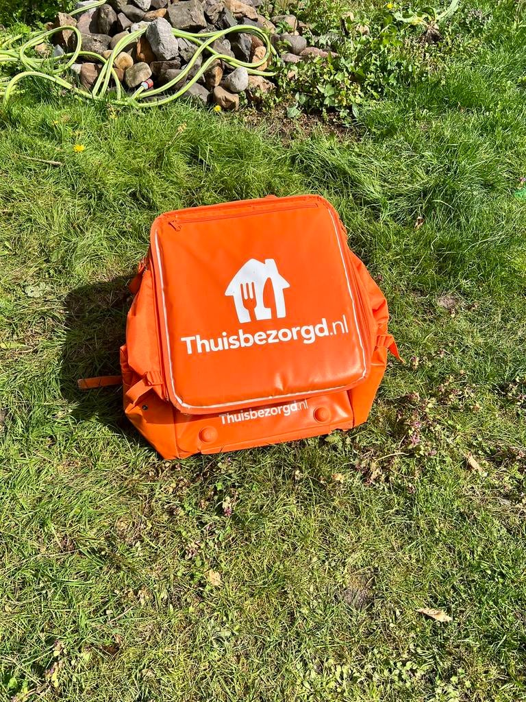 Thuisbezorgd rugzak, Ophalen, Zo goed als nieuw