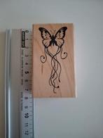 Nieuwe houten stempel Inkadinkado vlinder, Hobby en Vrije tijd, Stempelen, Ophalen of Verzenden, Nieuw, Houten stempel