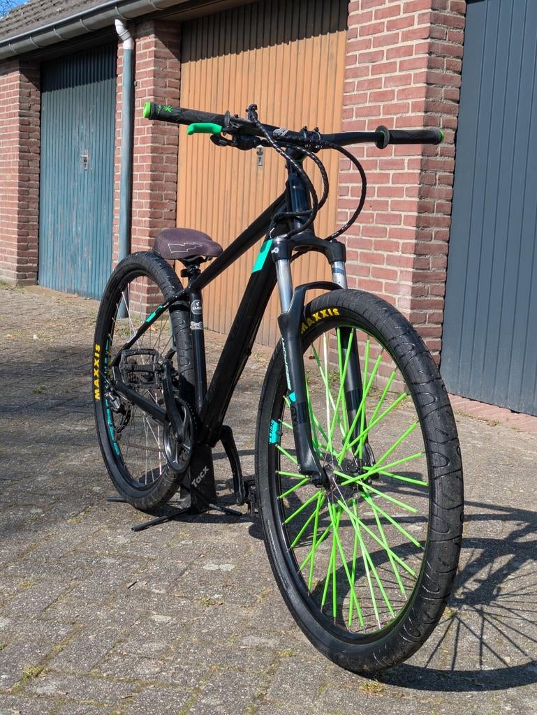 Custom Wheeliebike (Cube AIM), Fietsen en Brommers, Fietsen | Mountainbikes en ATB, Gebruikt, Hardtail, Schijfrem, Ophalen