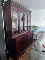 Klassieke vitrinekast buffetkast 2 delen, Huis en Inrichting, Kasten | Buffetkasten, Ophalen, Gebruikt, 200 cm of meer, Klassiek