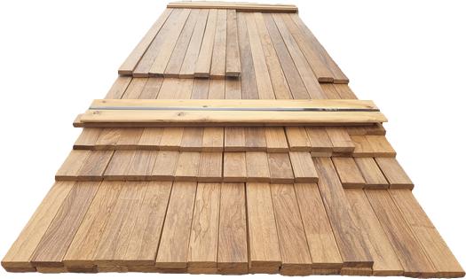 Hardhouten planken / latten geschaafd 1.8x6.7 cm - nr: HP305