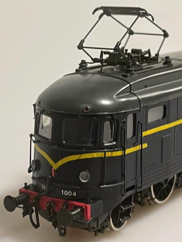 NS 1004 elektrische loc (Philotrain 58B), Hobby en Vrije tijd, Modeltreinen | H0, Gebruikt, Analoog, Ophalen of Verzenden, Gelijkstroom