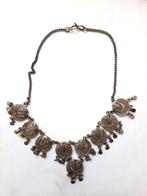 Prachtige verzilverde filigrain halsketting. Etnische Stijl, Ophalen, Nieuw, Zilver, Overige materialen