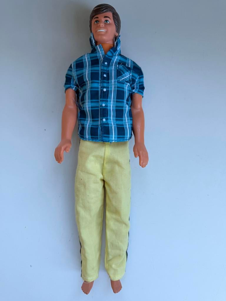 Vintage Ken pop Mattel 1966 met originele kleding, Ophalen of Verzenden, Gebruikt, Barbie