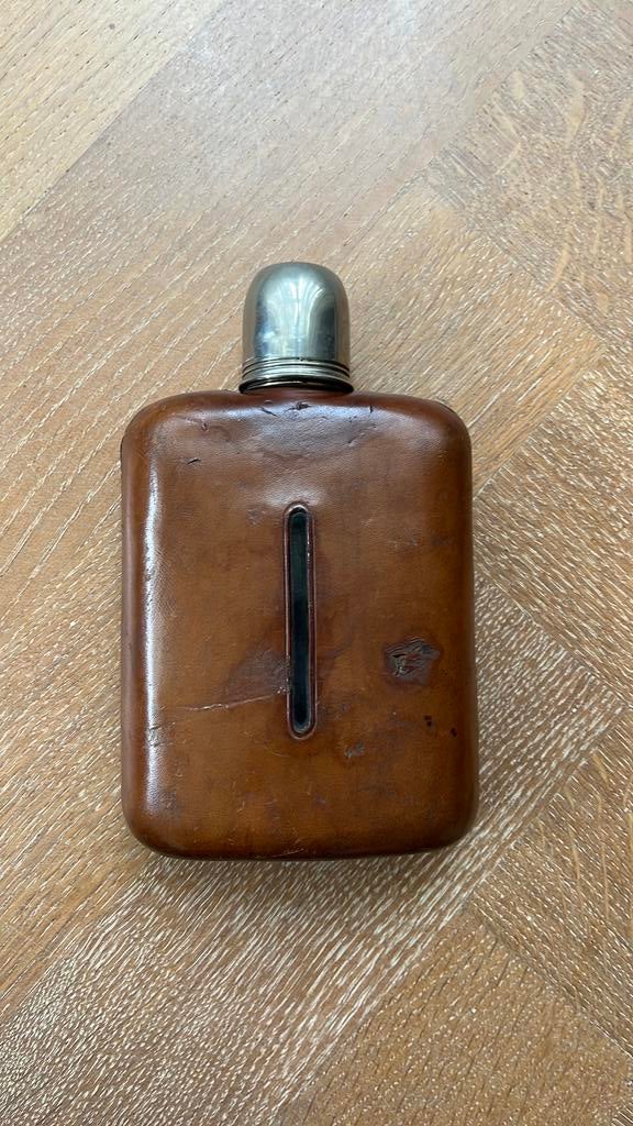 Vintage heupfles, Ophalen of Verzenden