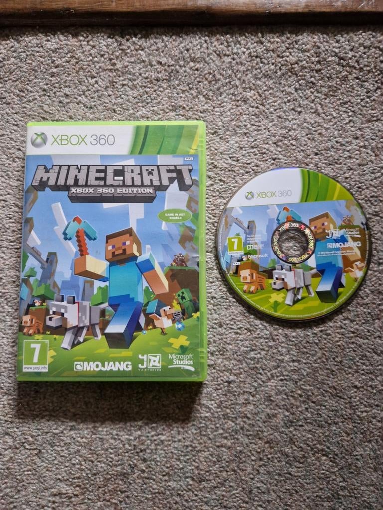 Minecraft Xbox 360 Edition - Avontuur en Creativiteit, Spelcomputers en Games, Games | Xbox 360, Gebruikt, Eén computer, 3 spelers of meer