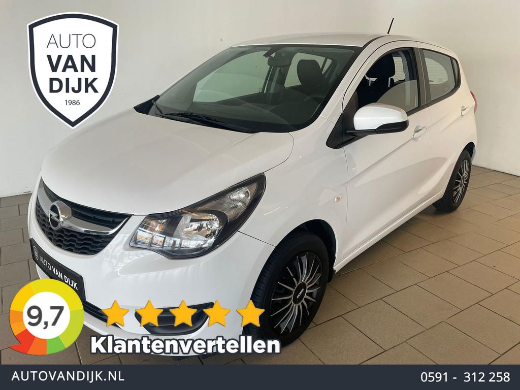Opel KARL 1.0 ecoFLEX Edition AIRCO CRUISE GROOT SCHERM BLUE, Stof, Wit, Origineel Nederlands, Handgeschakeld