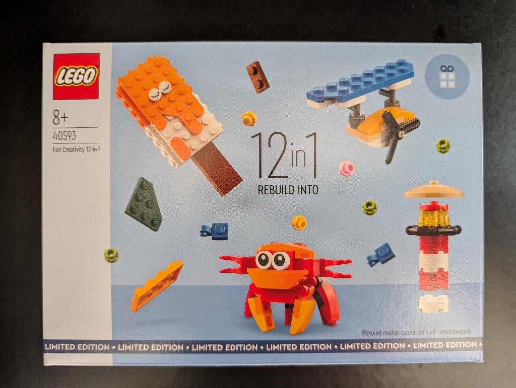 Lego 40593 12-in-1 creatief bouwplezier, Lego, Nieuw, Ophalen of Verzenden, Complete set