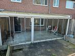 Ruime serre 6m x 3.5m met glazen schuifwanden en verlichting, Tuin en Terras, Overkappingen, Ophalen, Gebruikt, Serre