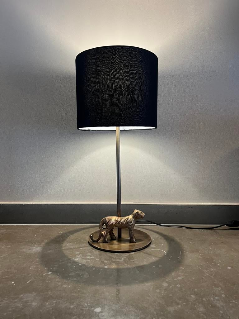 Loods 5 Loods5 tafellamp tijger E14 fitting lamp zwart goud, Ophalen of Verzenden, Zo goed als nieuw, Minder dan 50 cm