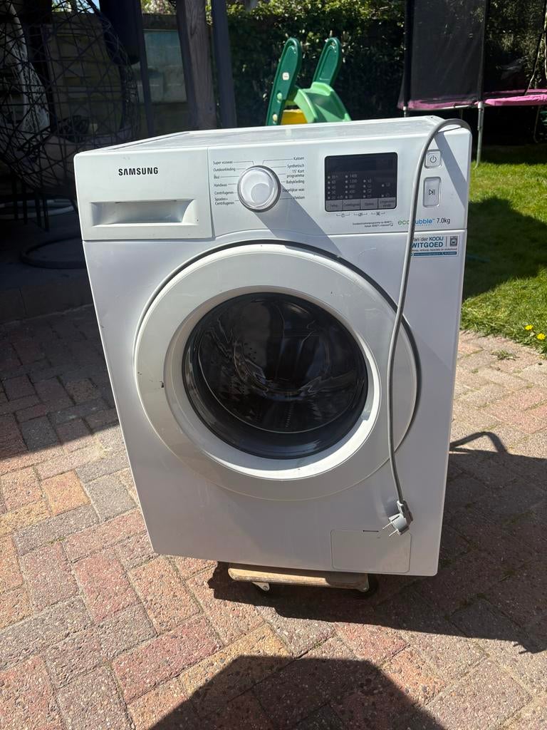 Samsung EcoBubble Wasmachine - Kleine prijs!, Witgoed en Apparatuur, Wasmachines, Ophalen, Gebruikt, Voorlader, 85 tot 90 cm