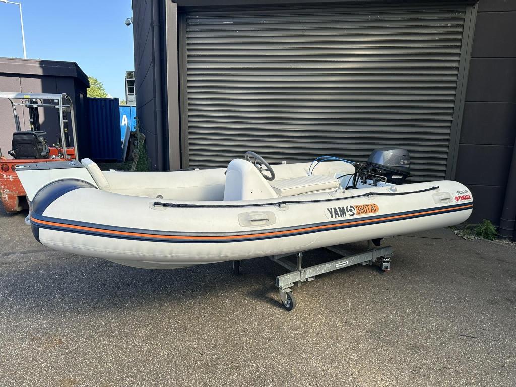 Yam 380 TAF met Yamaha F20BEL, Watersport en Boten, Rubberboten, Gebruikt, Benzine, Minder dan 70 pk, Yam