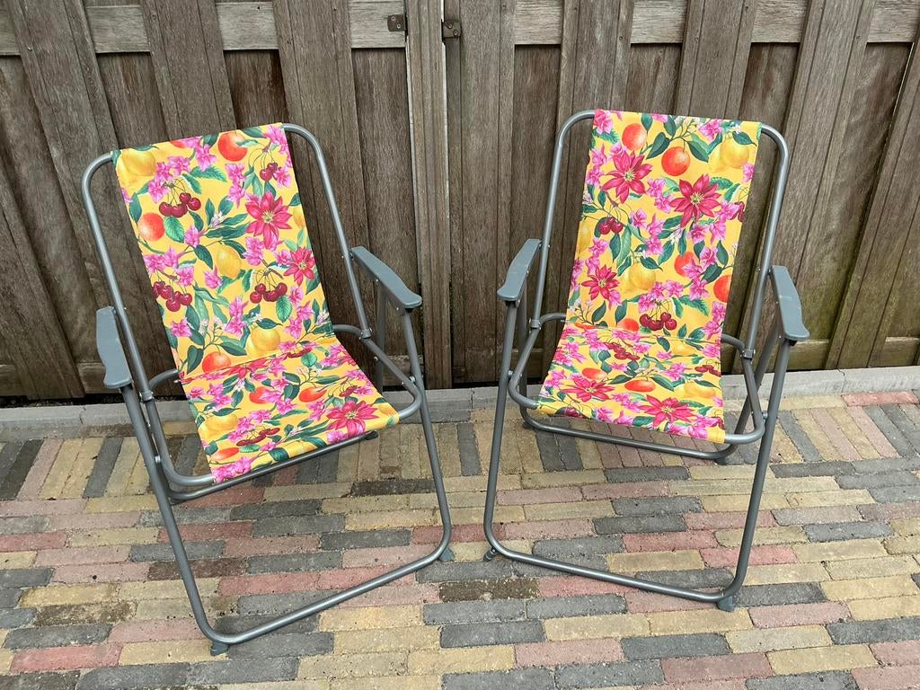 INKLAPBARE CAMPING TUINSTOELEN  CARAVAN CAMPER TUIN BALKON, Ophalen of Verzenden, Nieuw, Aluminium