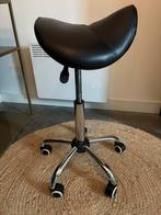 Tabouret, zadelkruk schoonheidsspecialist/kapper/pedicure, Ophalen, In hoogte verstelbaar, Zo goed als nieuw