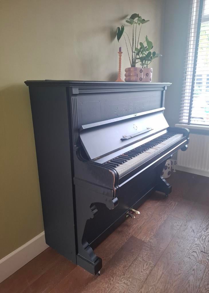 Piano Rud. Ibach Sohn - Zwart, Muziek en Instrumenten, Ophalen, Gebruikt