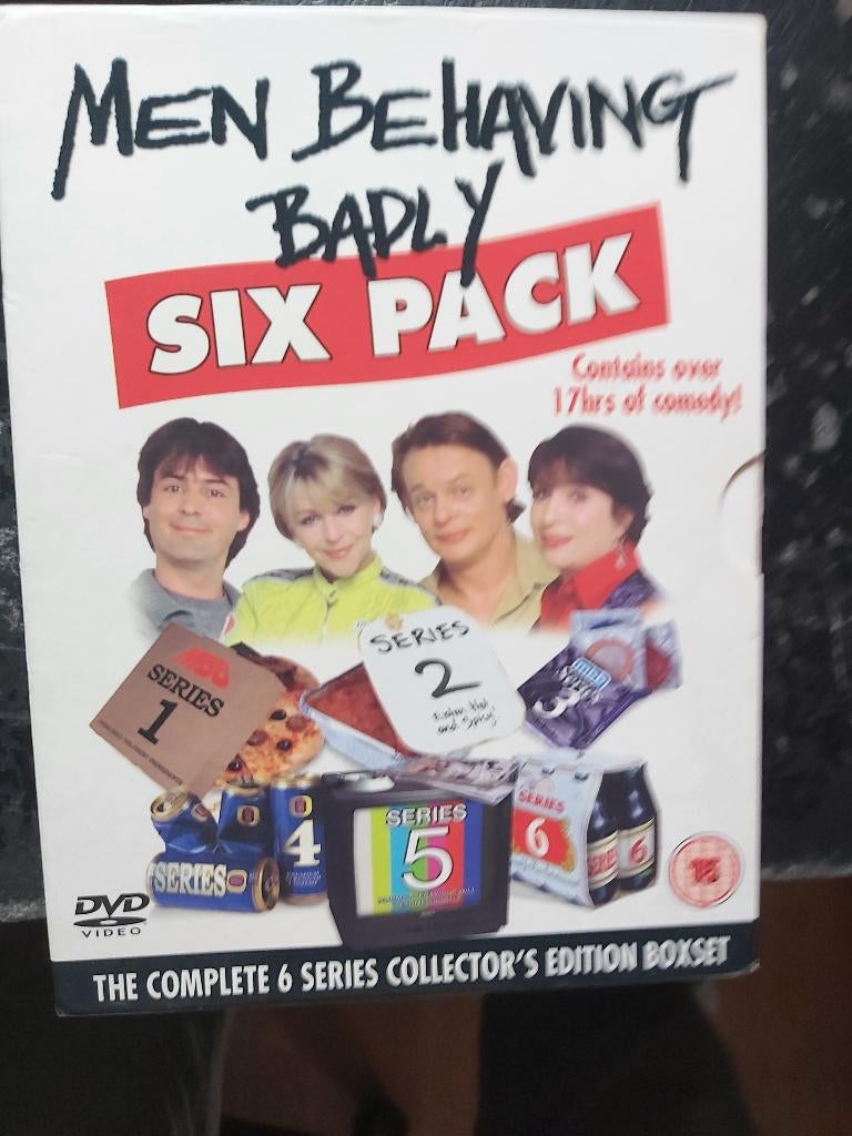 men behaving badly 1 t/m. 6 box, Cd's en Dvd's, Gebruikt, Alle leeftijden, Boxset, Ophalen of Verzenden
