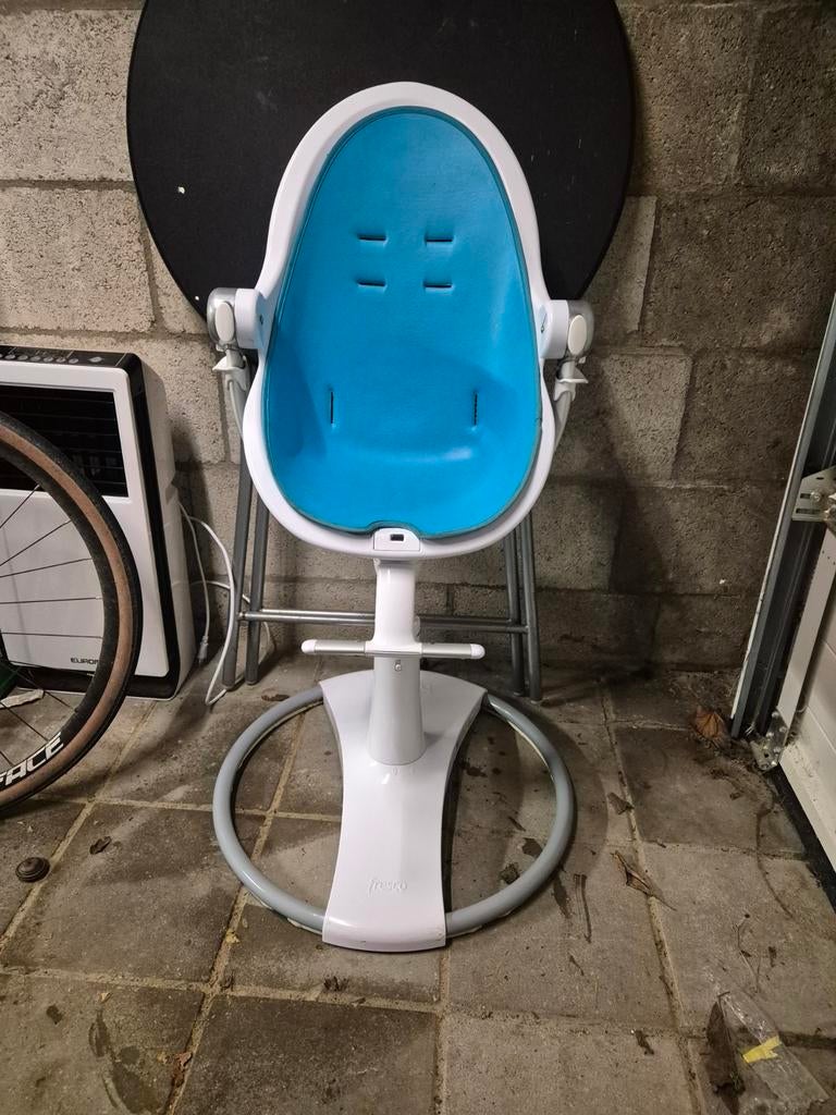 Bloom Fresco kinderstoel compleet met accessoires, Ophalen, Gebruikt, Meegroeistoel, Afneembaar eetblad