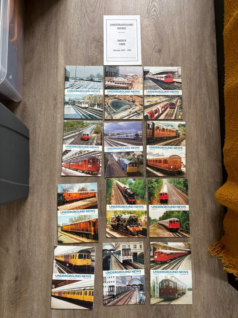 Underground news jaargang 1999, Ophalen of Verzenden, Gelezen, Overige vervoermiddelen
