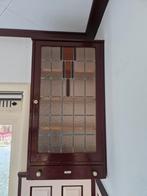 Hangkast met glas in lood, Ophalen, 50 tot 100 cm, Glas, Minder dan 100 cm